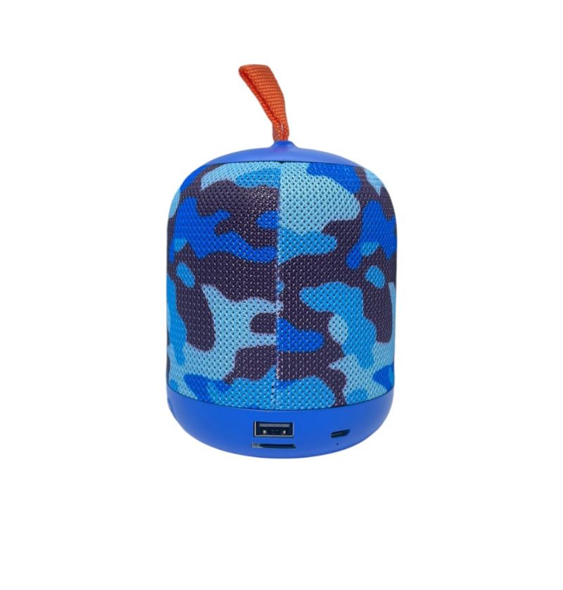 Comprar Parlante Bluetooth My575bt Azul Militar en Electroshopy - Ángulo 3